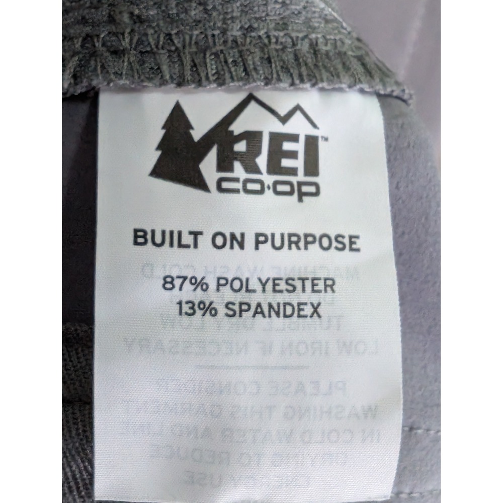 REI Co-op Hiking Pants Womens 4 Gray Roll Up Convertible Stretch - Picture 4 of 10